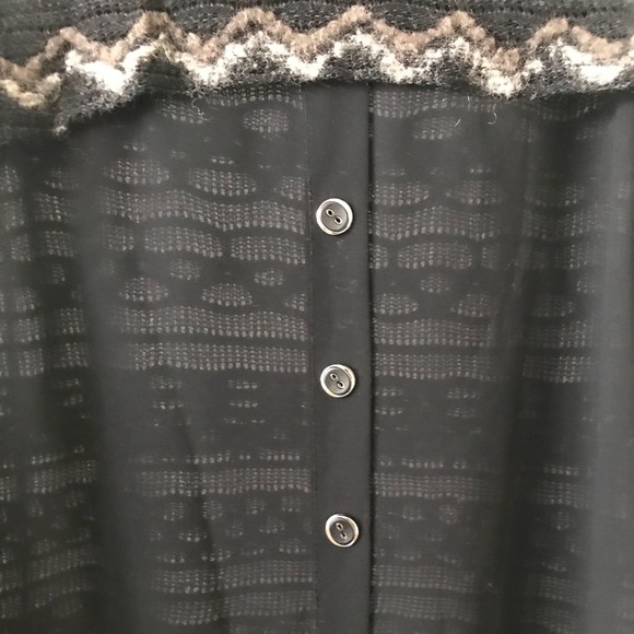 🇮🇹Knitted and Voile Top - Picture 5 of 8